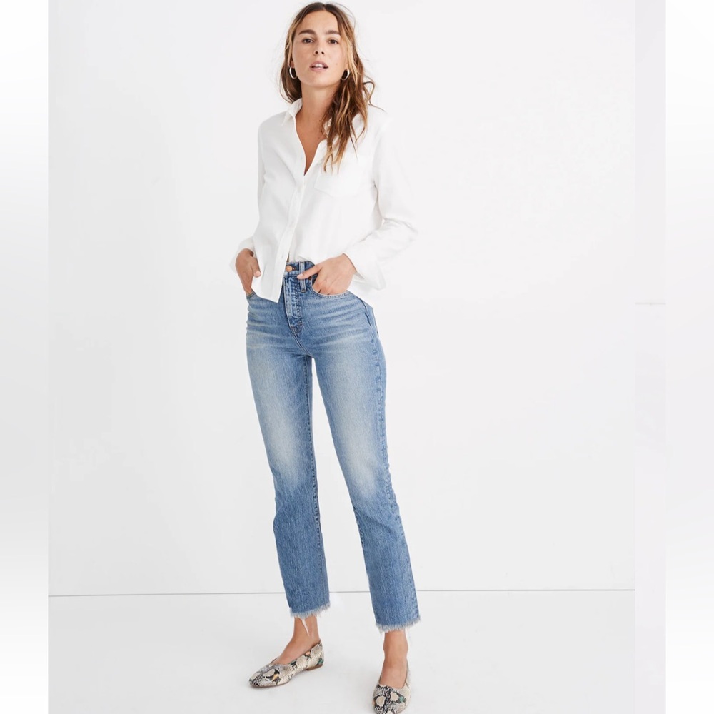 NWT MADEWELL The Tall Perfect Vintage Jean in Ainsworth Wash